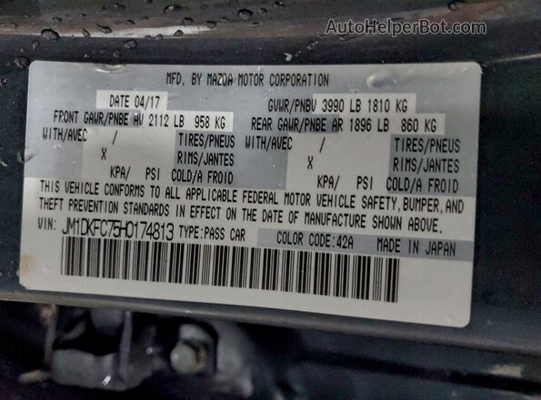 JM1DKFC75H0174813 2017 MAZDA CX-3 Gray 