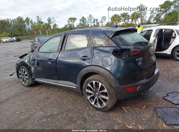 JM1DKFD78K0423241 2019 MAZDA CX-3 Navy Tył lewy