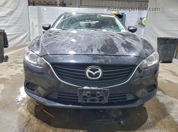 JM1GJ1V5XG1485340 2016 MAZDA 6 Black წინა ხედი