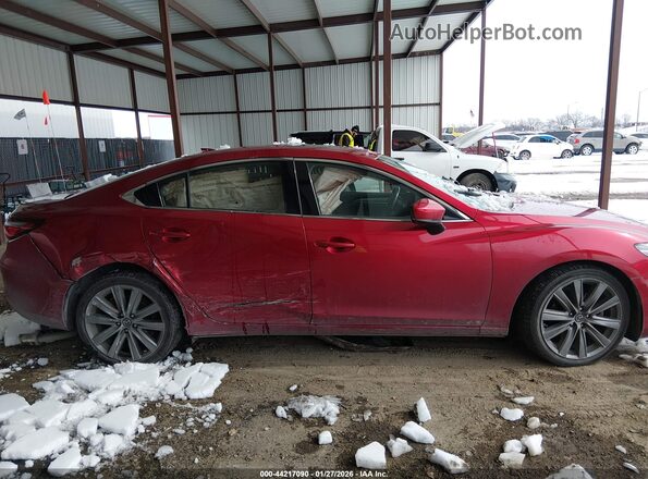 JM1GL1TY2K1508769 2019 MAZDA 6 Red Rear interior view