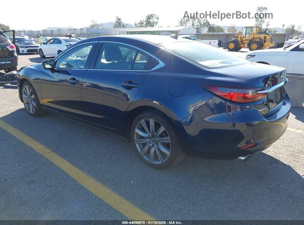 JM1GL1TY4L1519399 2020 MAZDA 6 Синий Задняя левая четверть