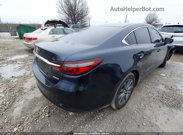JM1GL1UM6K1508222 2019 MAZDA 6 Синий Задняя правая четверть