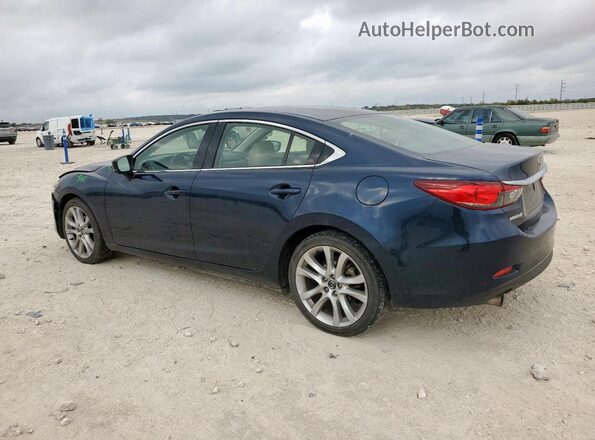JM1GL1V55H1146495 2017 MAZDA 6 Blue უკანა მარცხენა