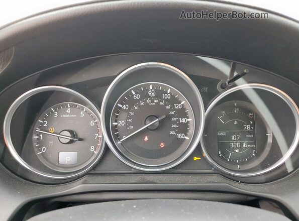 JM1GL1V55H1146495 2017 MAZDA 6 Blue ხელსაწყოთა პანელის ხედი