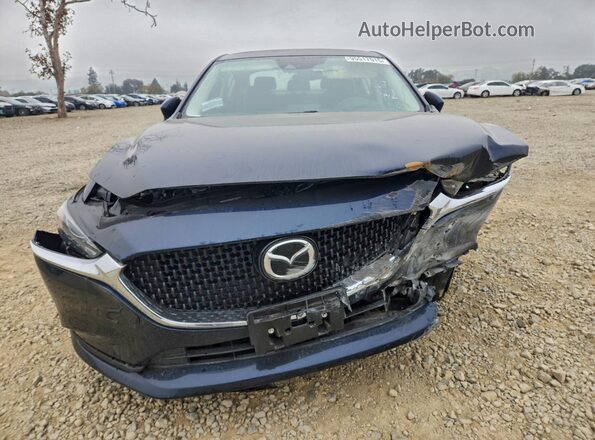 JM1GL1VM2K1505557 2019 MAZDA 6 Blue Front view
