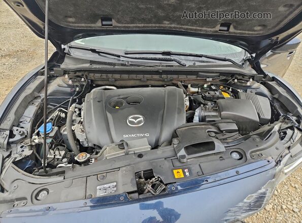 JM1GL1VM2K1505557 2019 MAZDA 6 Blue Rear interior view
