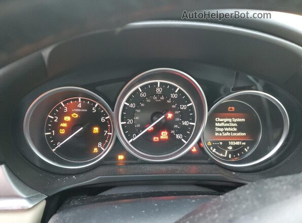 JM1GL1VM4L1511393 2020 MAZDA 6 Black Instrument cluster view