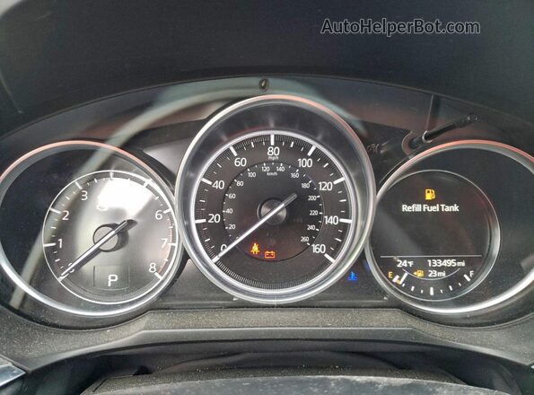 JM1GL1VM4L1513533 2020 MAZDA 6 Белый Вид щитка приборов