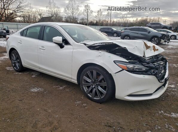 JM1GL1VM4L1513533 2020 MAZDA 6 Белый Передняя правая четверть