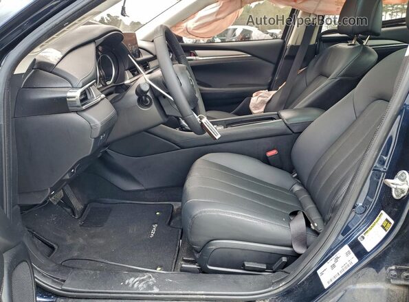 JM1GL1VM4L1522460 2020 MAZDA 6 Blue Widok wnętrza z przodu