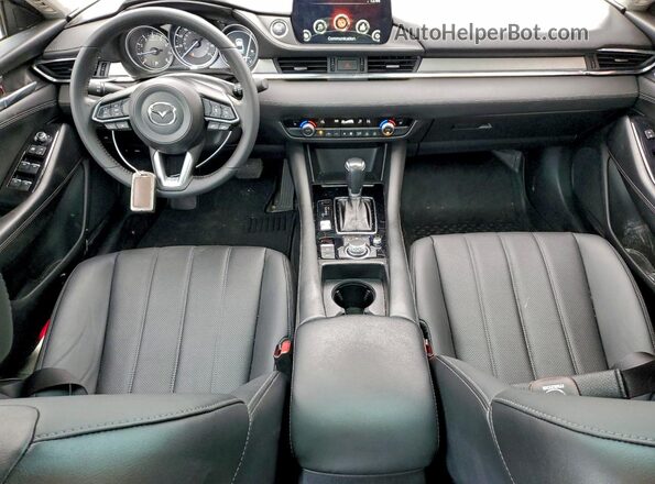 JM1GL1VM4L1522460 2020 MAZDA 6 Blue Widok deski rozdzielczej