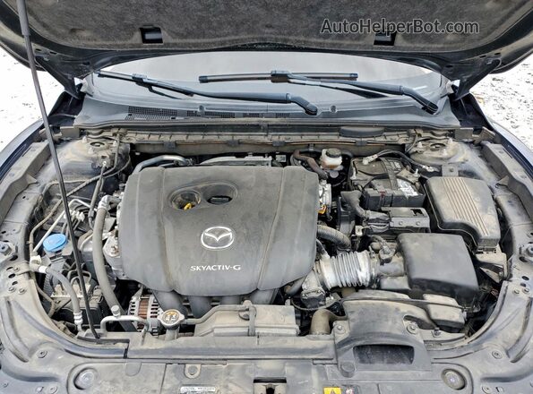 JM1GL1VM4L1522460 2020 MAZDA 6 Blue Widok wnętrza z tyłu