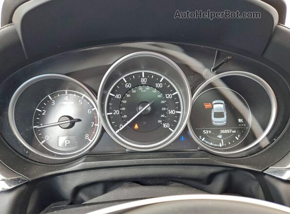 JM1GL1VM4L1522460 2020 MAZDA 6 Blue Widok zestawu wskaźników