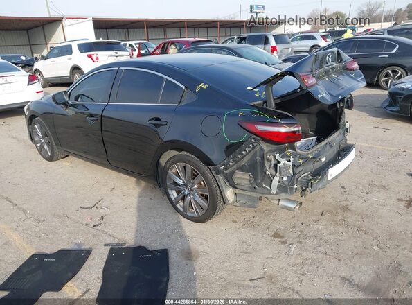 JM1GL1VM6M1604594 2021 MAZDA 6 Black Trasero izquierdo