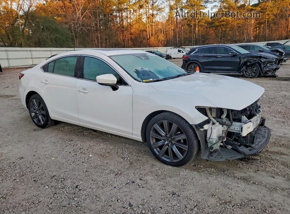 JM1GL1VM7M1619606 2021 MAZDA 6 White Front right