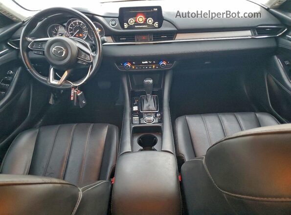 JM1GL1VM7M1619606 2021 MAZDA 6 White Dashboard view