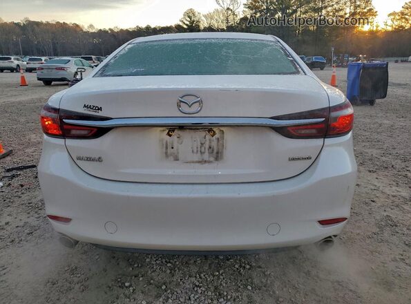 JM1GL1VM7M1619606 2021 MAZDA 6 White Rear view