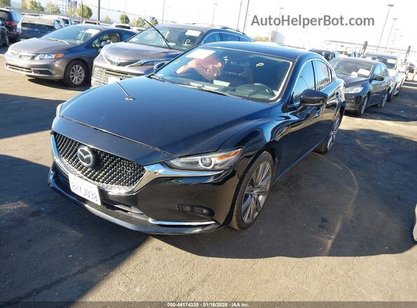 JM1GL1WY0J1327728 2018 MAZDA 6 Черный Передняя левая четверть