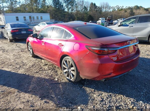 JM1GL1XY2J1320052 2018 MAZDA 6 Красный Задняя левая четверть