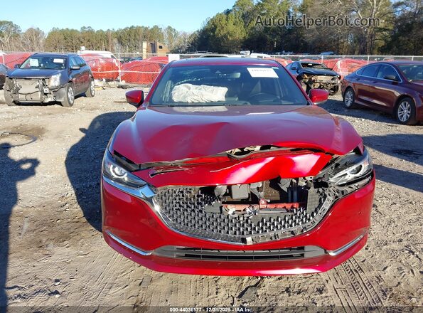 JM1GL1XY2J1320052 2018 MAZDA 6 Красный Вид щитка приборов