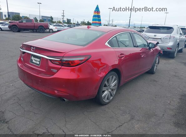 JM1GL1XY2M1613387 2021 MAZDA 6 Red Rear right