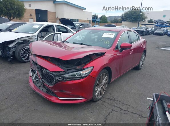 JM1GL1XY2M1613387 2021 MAZDA 6 Red Front left