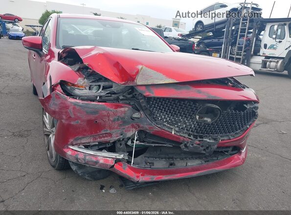 JM1GL1XY2M1613387 2021 MAZDA 6 Red Front view