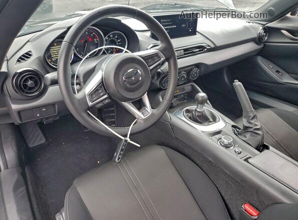 JM1NDAB71R0609430 2024 MAZDA MX-5 Black წინა პანელის ხედი