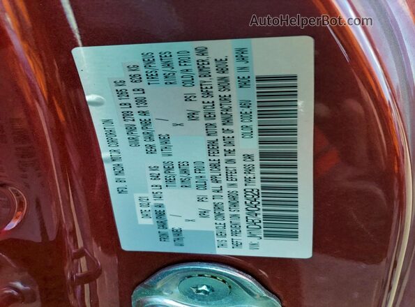 JM1NDAB74M0454929 2021 MAZDA MX-5 Red Vista del compartimento del motor