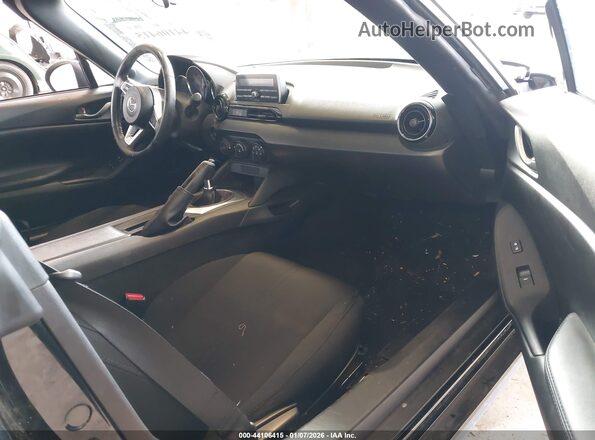 JM1NDAB77H0123056 2017 MAZDA MX-5 MIATA Black Front interior view