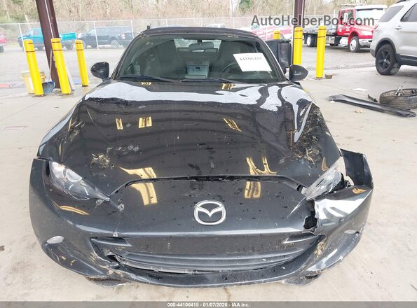 JM1NDAB77H0123056 2017 MAZDA MX-5 MIATA Black Rear interior view