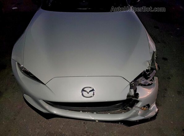 JM1NDAC74G0102825 2016 MAZDA MX-5 White Widok wnętrza z tyłu