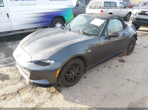 JM1NDAC75H0120025 2017 MAZDA MX-5 MIATA Gray Front left