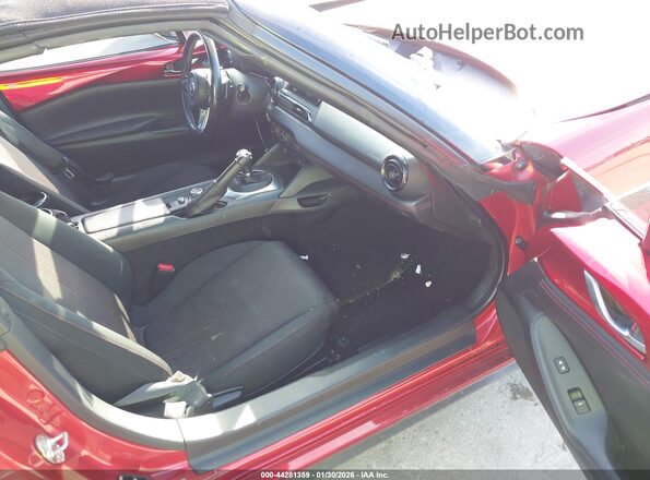 JM1NDAC78K0309291 2019 MAZDA MX-5 MIATA Maroon წინა სალონის ხედი