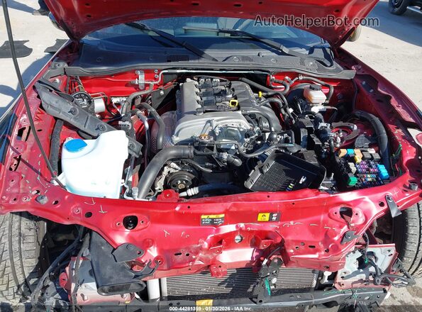 JM1NDAC78K0309291 2019 MAZDA MX-5 MIATA Maroon უკანა ხედი
