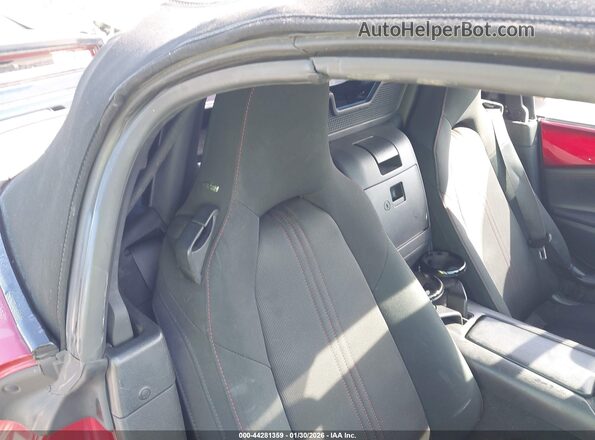 JM1NDAC78K0309291 2019 MAZDA MX-5 MIATA Maroon VIN კოდის სტიკერის ხედი