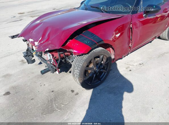 JM1NDAC78K0309291 2019 MAZDA MX-5 MIATA Maroon წინა ხედი