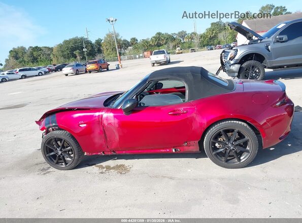 JM1NDAC78K0309291 2019 MAZDA MX-5 MIATA Maroon სალონის 360-გრადუსიანი ხედი