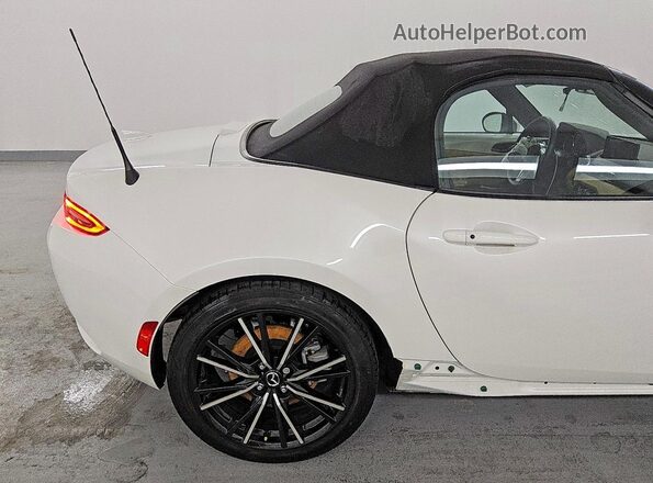 JM1NDAD70R0609433 2024 MAZDA MX-5 White Rear seats view