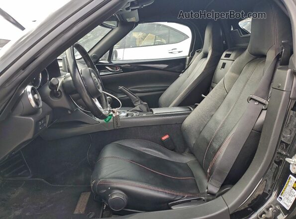 JM1NDAD71H0120585 2017 MAZDA MX-5 Black წინა სალონის ხედი