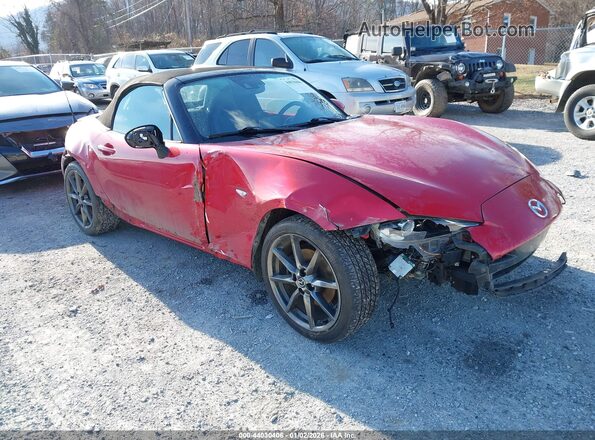 JM1NDAD71H0125124 2017 MAZDA MX-5 MIATA Red Front view