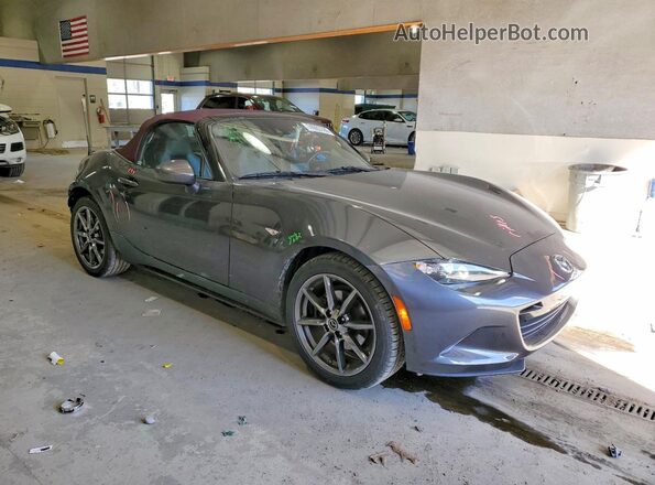 JM1NDAD71J0202192 2018 MAZDA MX-5 Gray Delantero derecho