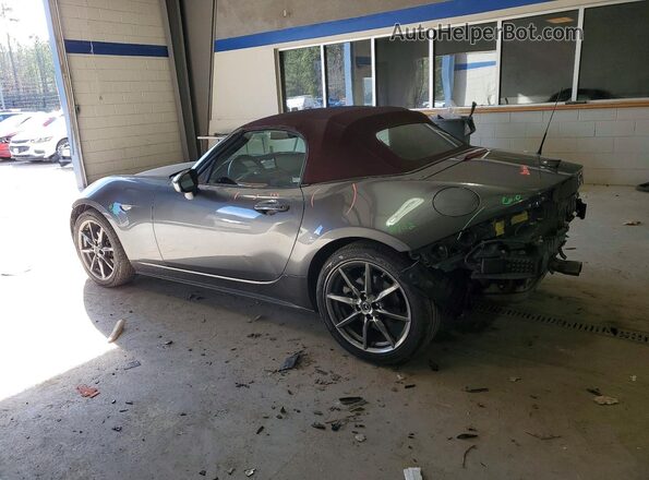 JM1NDAD71J0202192 2018 MAZDA MX-5 Gray Trasero izquierdo