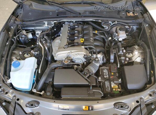 JM1NDAD71J0202192 2018 MAZDA MX-5 Gray Vista interior trasera