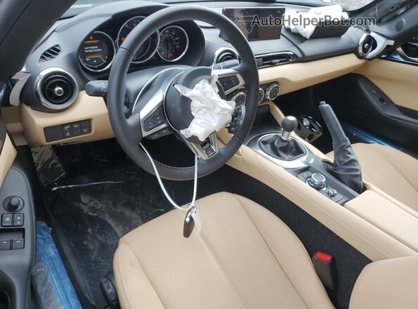 JM1NDAD71S0657674 2025 MAZDA MX-5 Blue Առջևի վահանակի տեսք