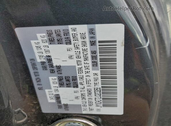 JM1NDAD72J0203268 2018 MAZDA MX-5 Gray Widok komory silnika