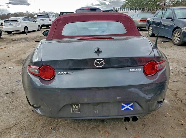 JM1NDAD72J0203268 2018 MAZDA MX-5 Gray Widok z tyłu