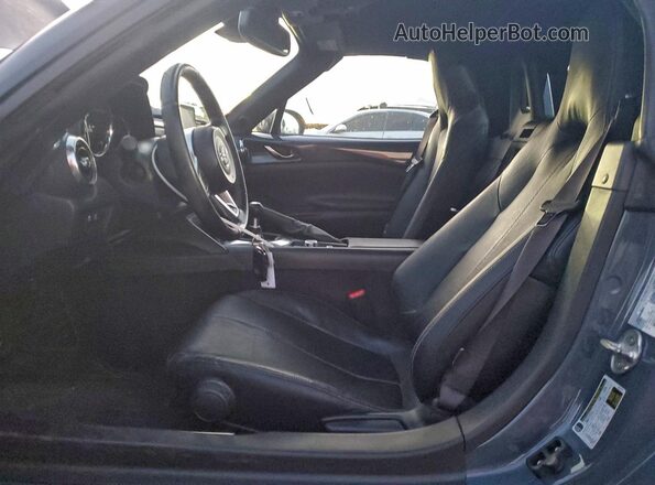 JM1NDAD72L0417549 2020 MAZDA MX-5 Gray Widok wnętrza z przodu