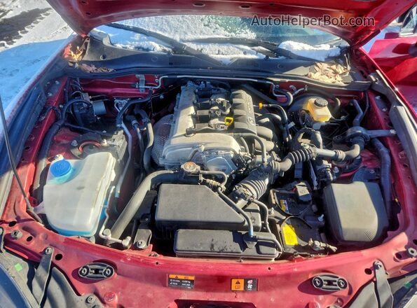 JM1NDAD73G0116665 2016 MAZDA MX-5 Red Rear interior view