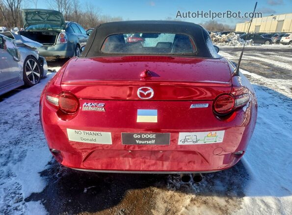 JM1NDAD73G0116665 2016 MAZDA MX-5 Red Rear view